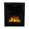 Ezee Glow Pulse Black Electric Fire With Metal Trim