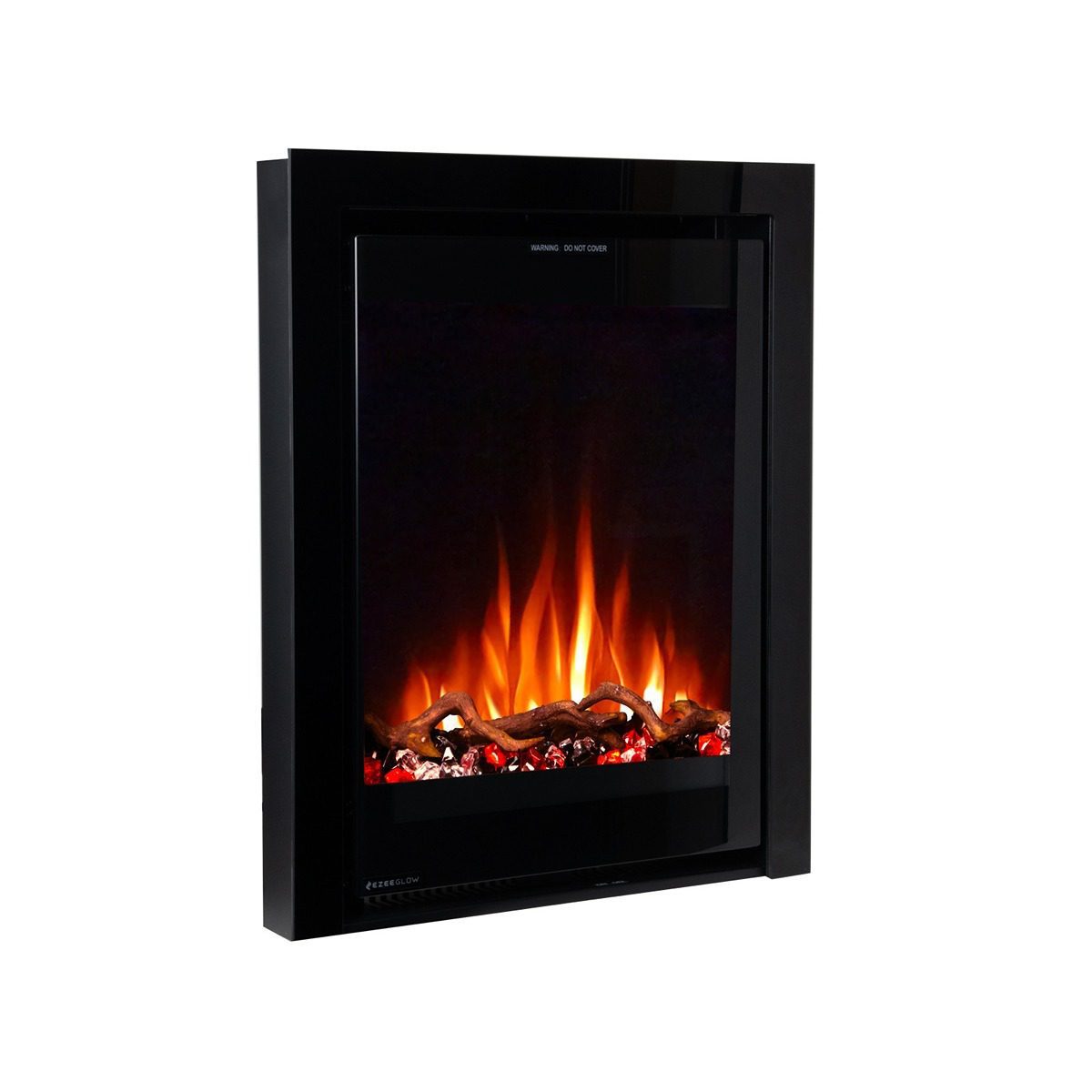 Ezee Glow Pulse Electric Fire With Glass Trim