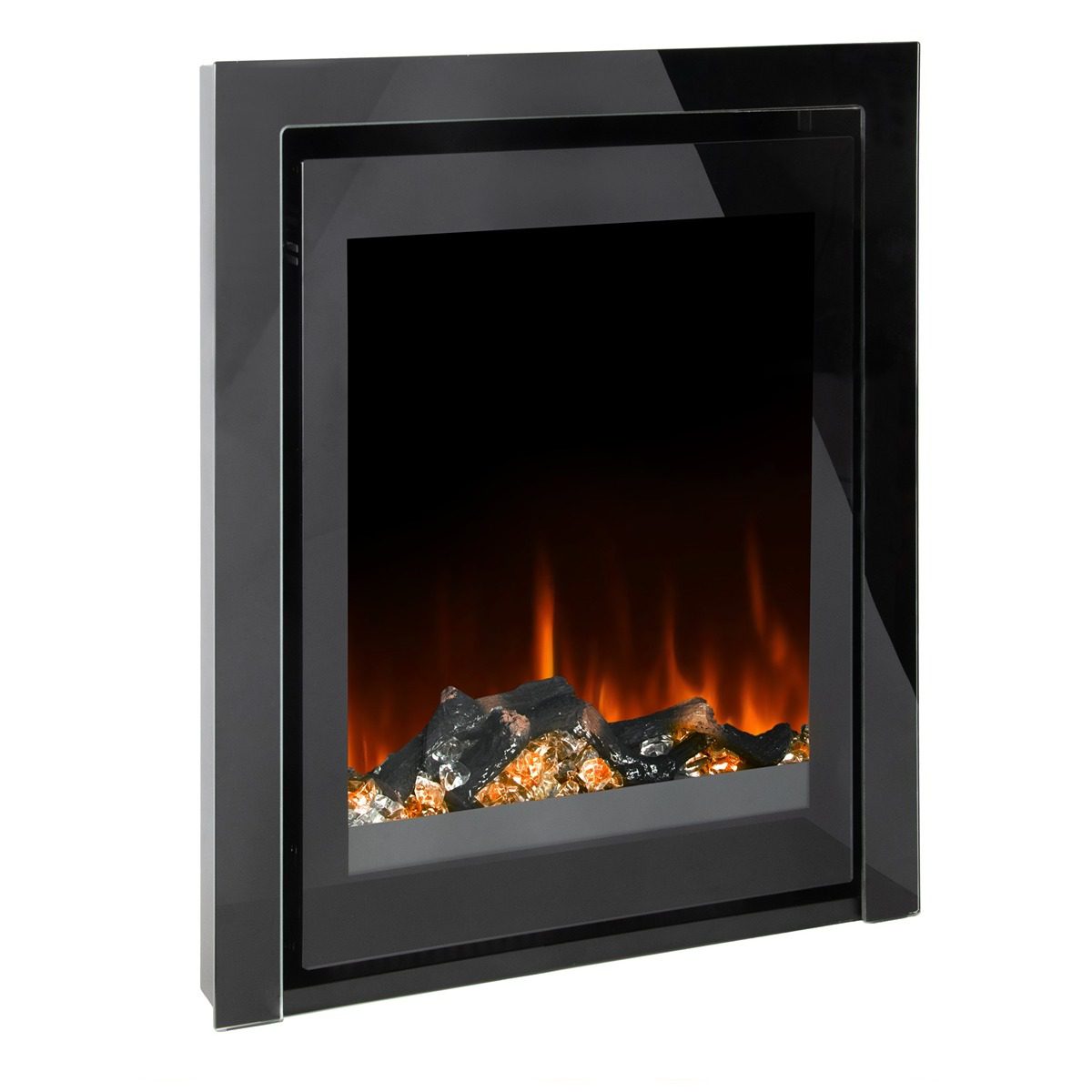 Ezee Glow Pulse Electric Fire With Glass Trim