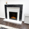 Ezee Glow Pulse Widescreen Electric Fire With Metal Trim