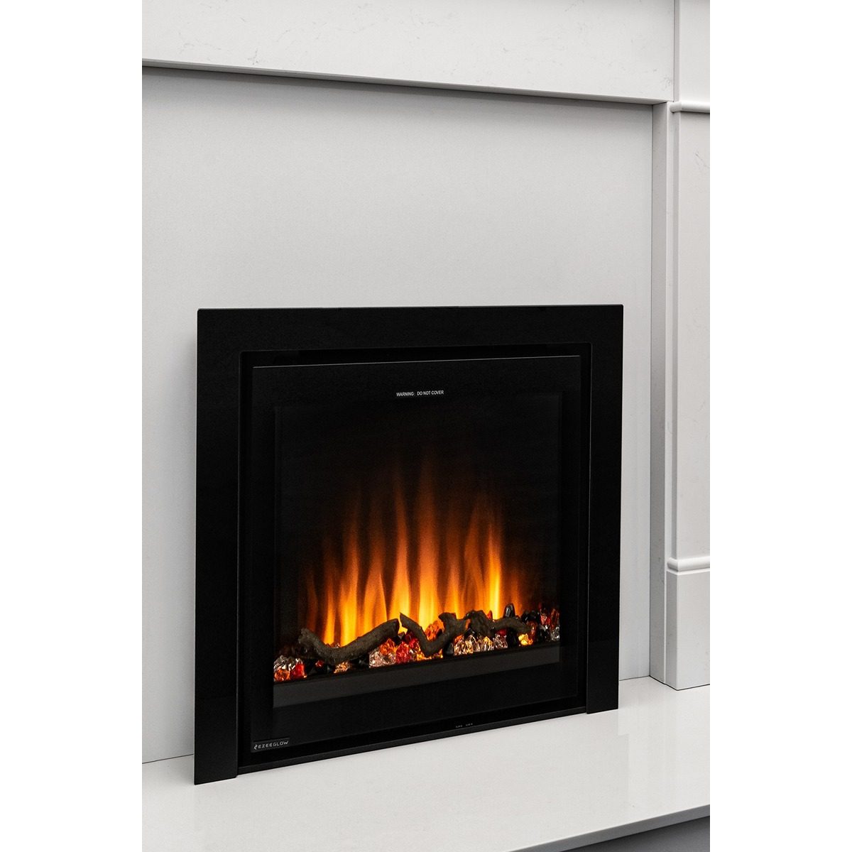 Ezee Glow Pulse Widescreen Electric Fire With Glass Trim