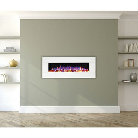 Ezee Glow Zara 50" White Electric Fire