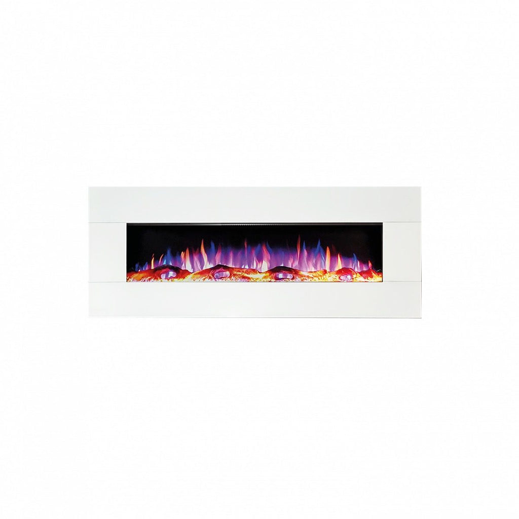 Ezee Glow Xl Zara 72" White Electric Fire