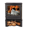 Mazona Wicklow 8Kw Woodburning Multifuel Stove With Logstore
