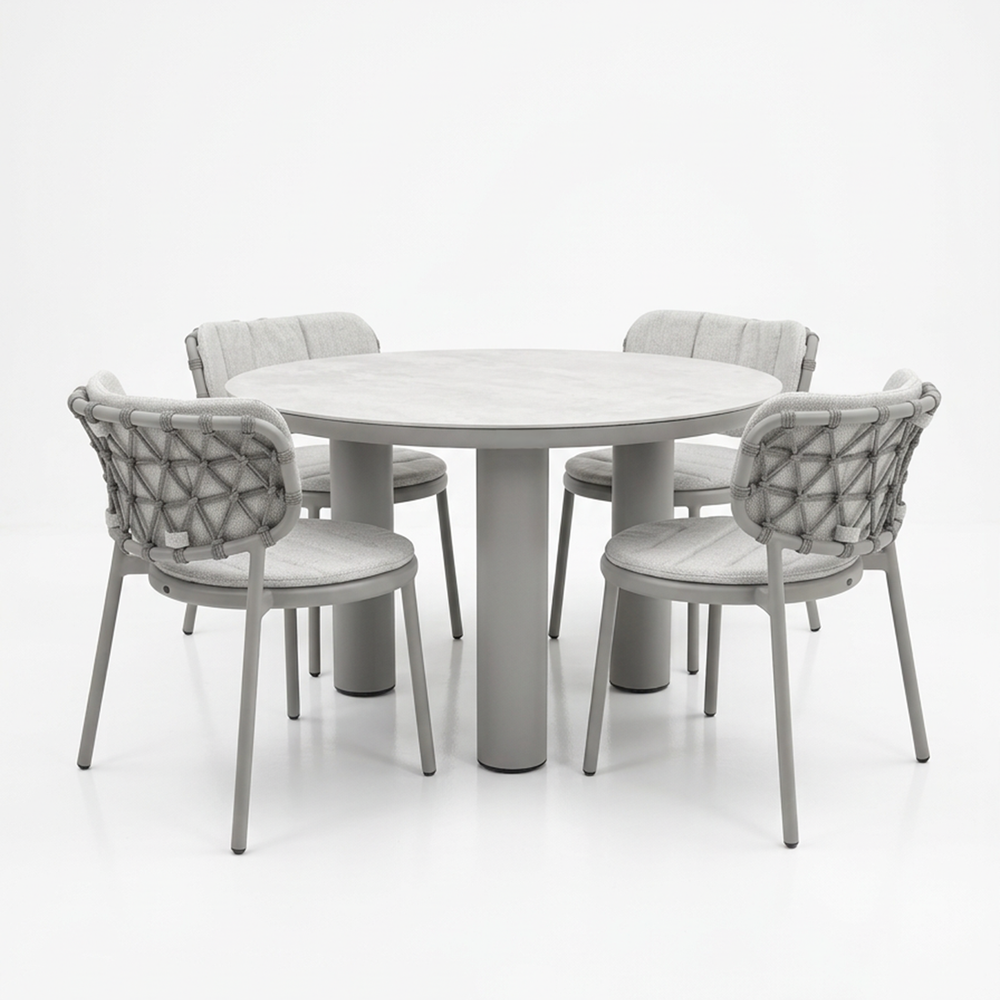 Image of KOKO 4-Seater Dining Table & Chairs