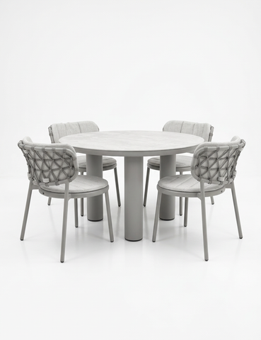 Image of KOKO 4-Seater Dining Table & Chairs