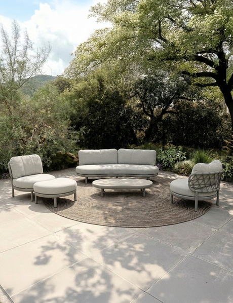 Image of KOKO 5 Seater Lounging Set with Coffee Table & Footstool