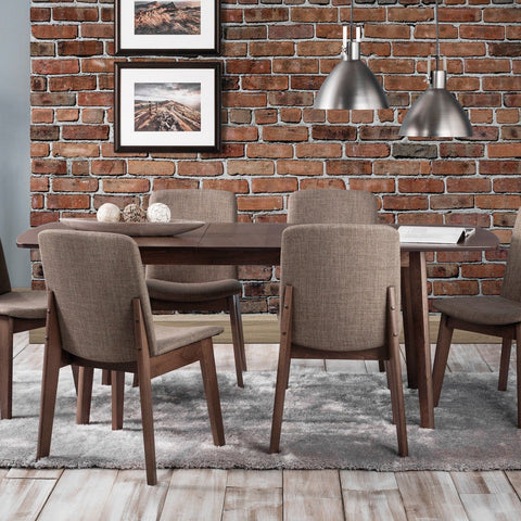 Kensington Dining Chair (Set of 2) - Dark Brown - KEN203