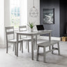 Kobe Compact Rectangular Table - Grey - KOB001