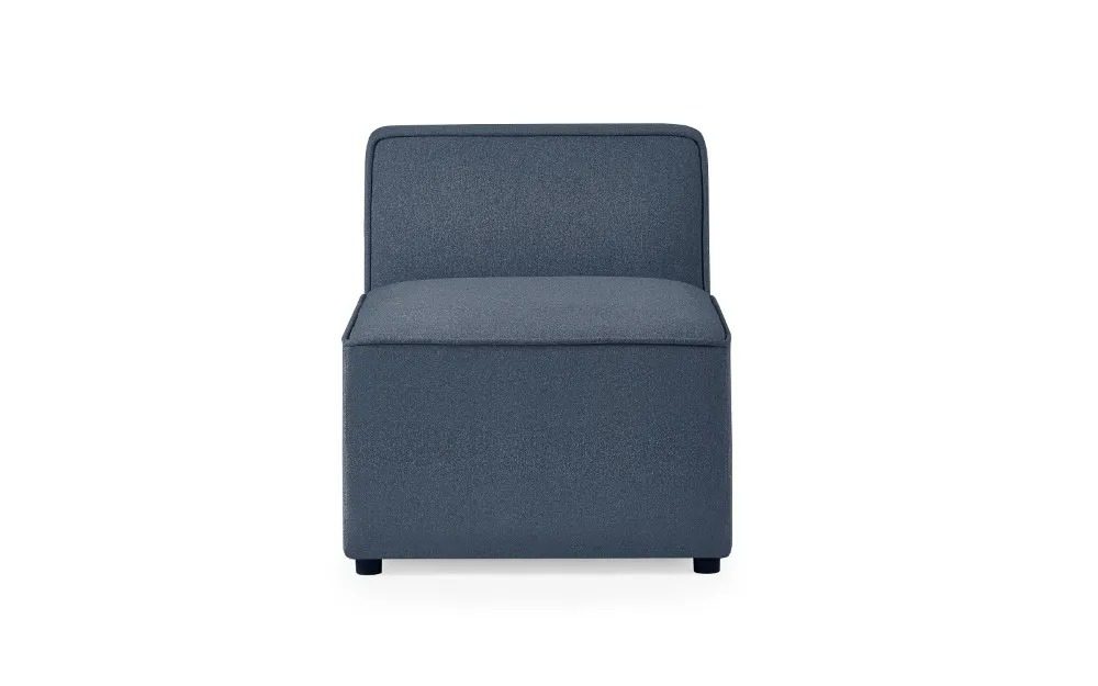 Lago Combination Sofa Single Seat Section - Blue