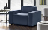 Lago Combination Sofa Single Seat Section - Blue