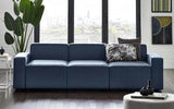 Lago Combination Sofa Single Seat Section - Blue