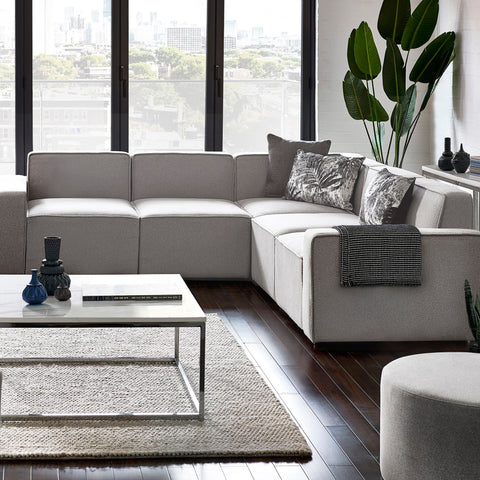 Lago Combination Sofa Pair Of Arms - Grey - LAG003