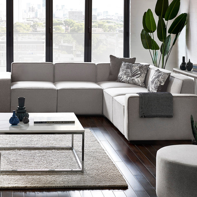 Lago Combination Sofa Single Seat Section - Grey - LAG002