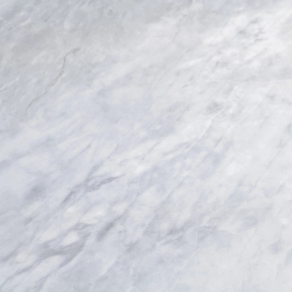 Modern 0.75m Square Dining Table in White and Black Finish