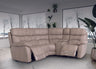 Layla Soft-Touch Fabric Recliner Corner Sofa with USB