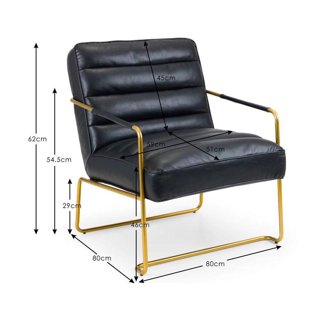 Giorgio Chair - Black - GIO301