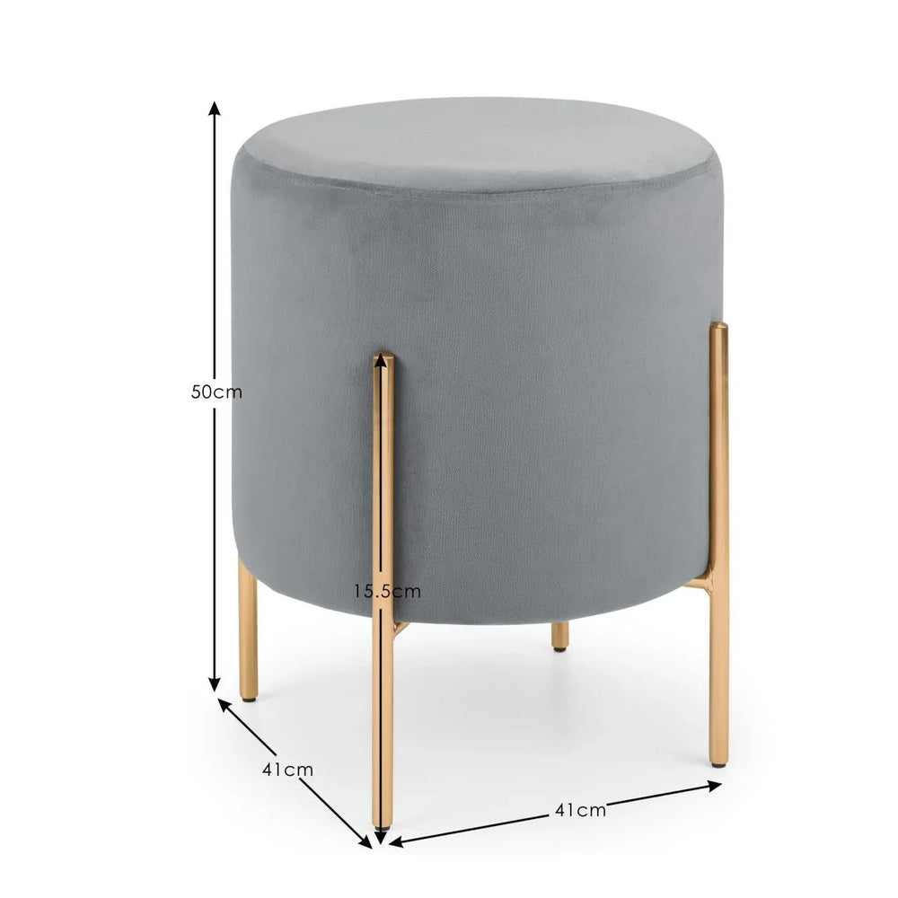 Harrogate Stool - Grey - HAR301