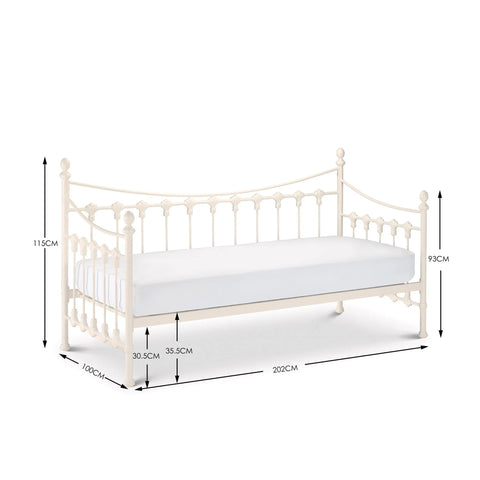 Versailles Daybed Only - White - VER002