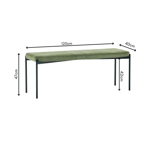 Leonie Bench - Green - LEO103