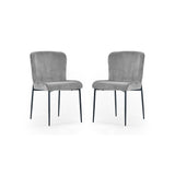 Leonie Dining Chair (Set of 2) - Green - LEO111