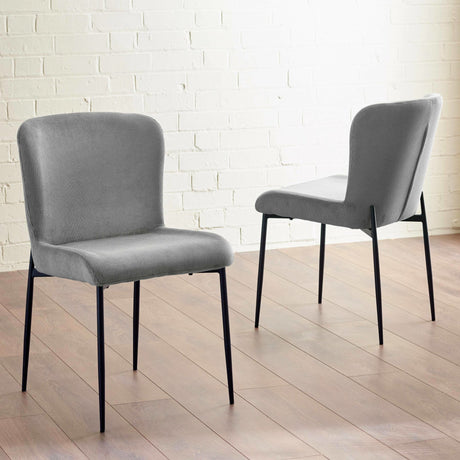 Leonie Dining Chair (Set of 2) - Green - LEO111