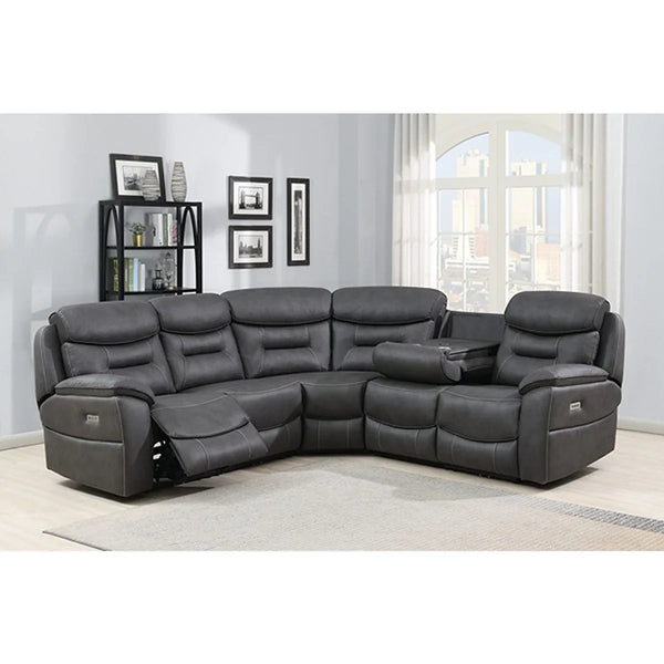 Leroy Corner W/ Drop Down Tray & Wireless Charger