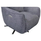 Libby Swivel Power Recliner - Anthracite - Image 4