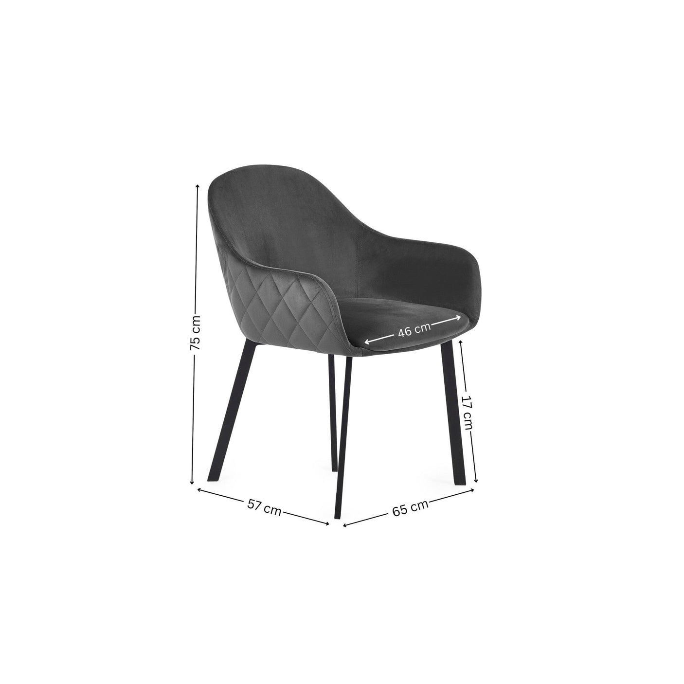 Lima Dining Chair (Set of 2) - Teal - LIM011