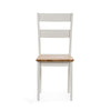 Linwood Dining Chair (Set of 2) - White and Light Brown - LIN022
