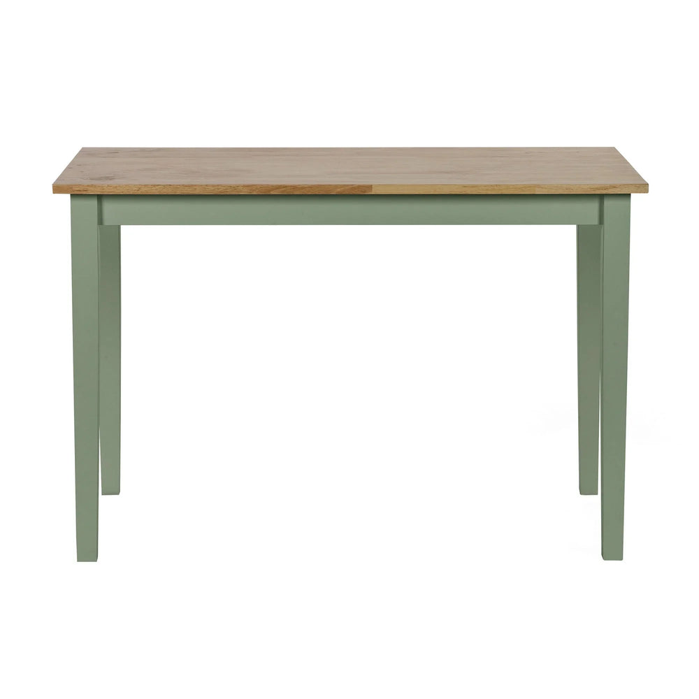 Linwood Small Dining Table - White and Light Brown - LIN001