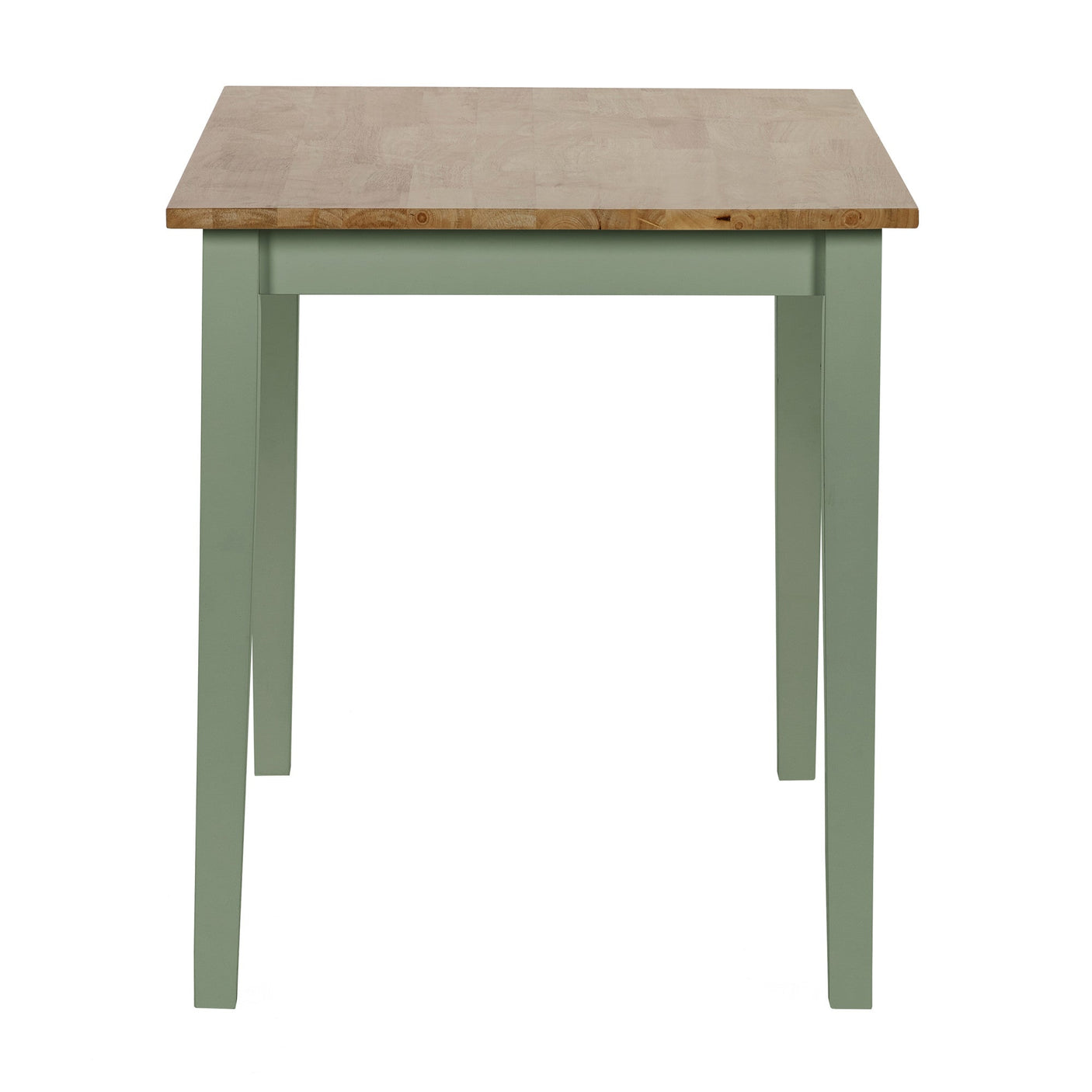 Linwood Small Dining Table - White and Light Brown - LIN001