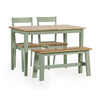 Linwood Dining Chair (Set of 2) - White and Light Brown - LIN022