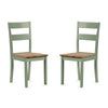 Linwood Dining Chair (Set of 2) - White and Light Brown - LIN022