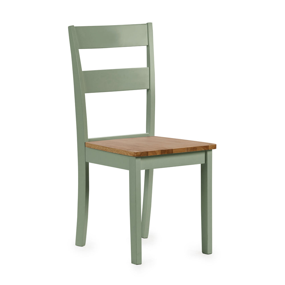 Linwood Dining Chair (Set of 2) - White and Light Brown - LIN022