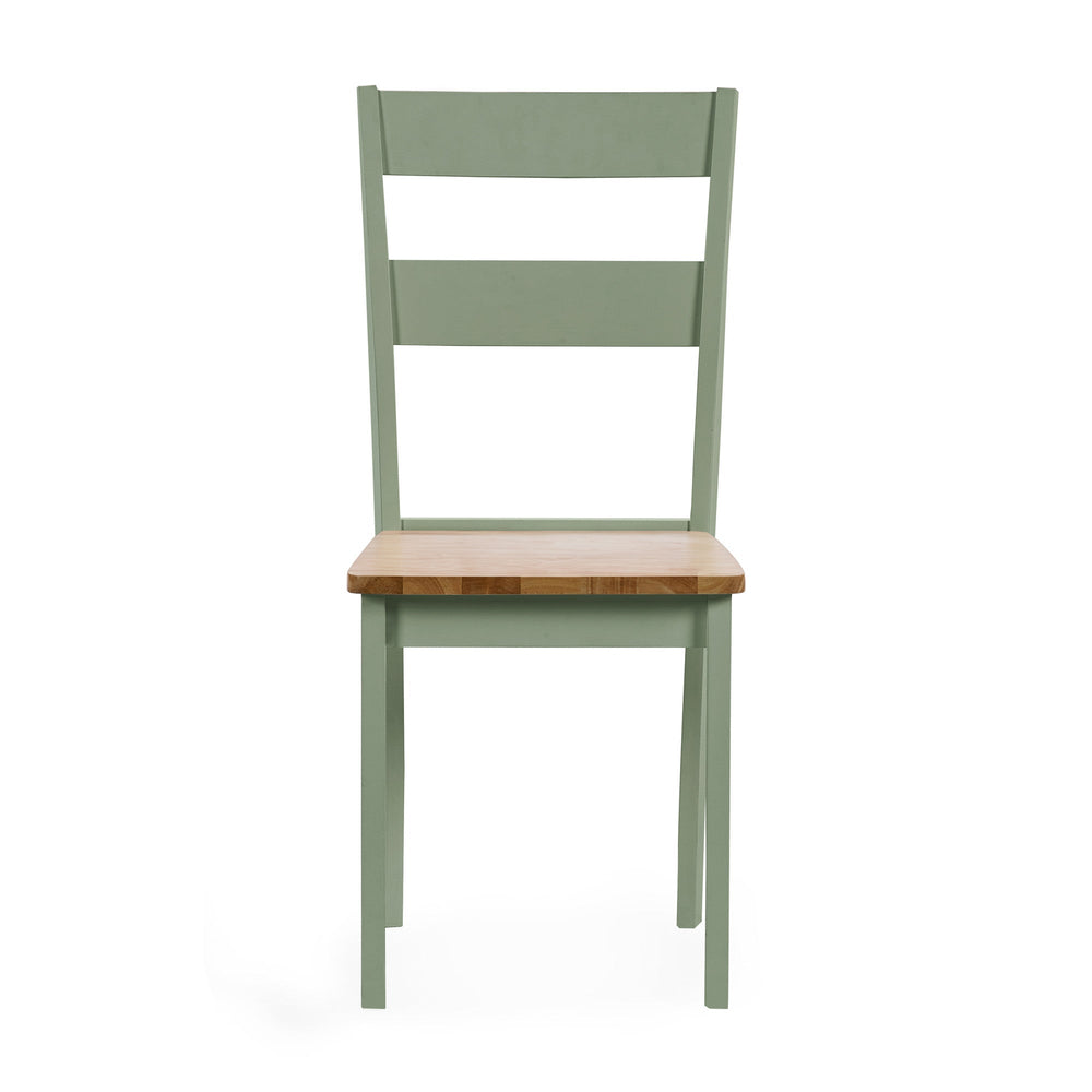 Linwood Dining Chair (Set of 2) - White and Light Brown - LIN022