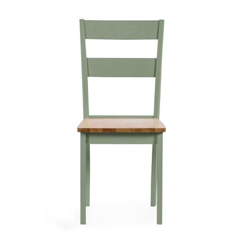 Linwood Dining Chair (Set of 2) - White and Light Brown - LIN022