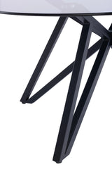 Modern Grey Tinted Glass Coffee Table for Stylish Living Rooms