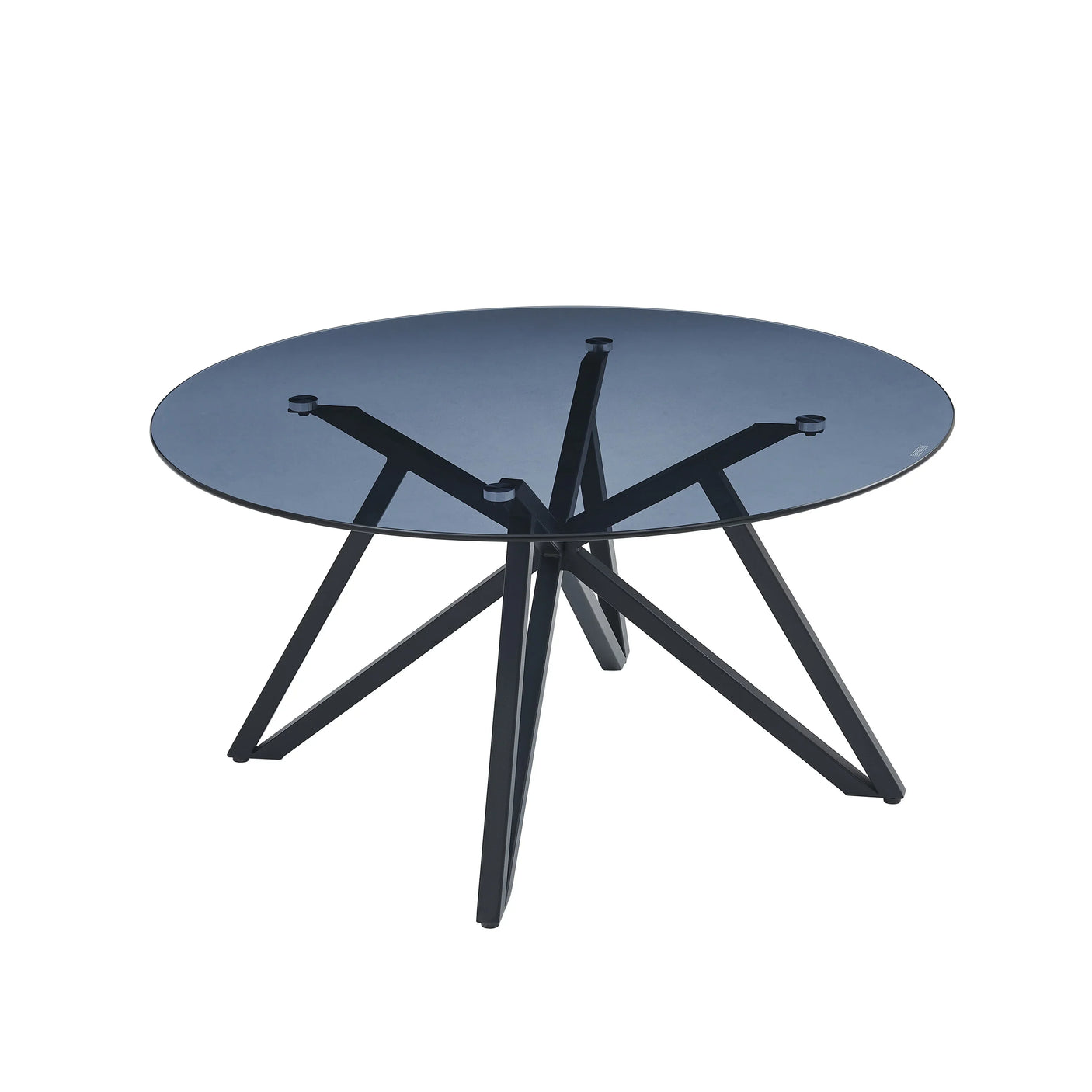 Modern Grey Tinted Glass Coffee Table for Stylish Living Rooms