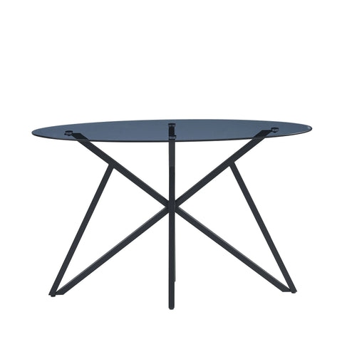 Elegant Grey Tinted Glass Console Table for Modern Interiors