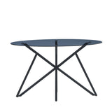 Elegant Grey Tinted Glass Console Table for Modern Interiors