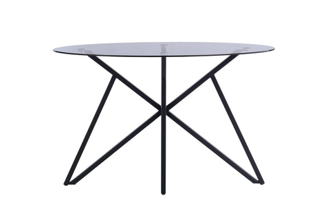 Elegant Grey Tinted Glass Console Table for Modern Interiors