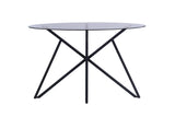 Elegant Grey Tinted Glass Console Table for Modern Interiors