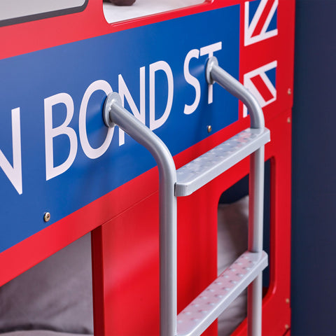 London Bus Bunk Bed - Red - LON001