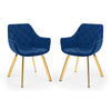 Lorenzo Dining Chair (Set of 2) - Blue - LOR004