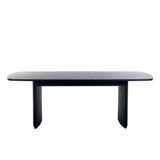 Louis Extending Dining Table - Black - LOU004