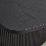 Louis Extending Dining Table - Black - LOU004
