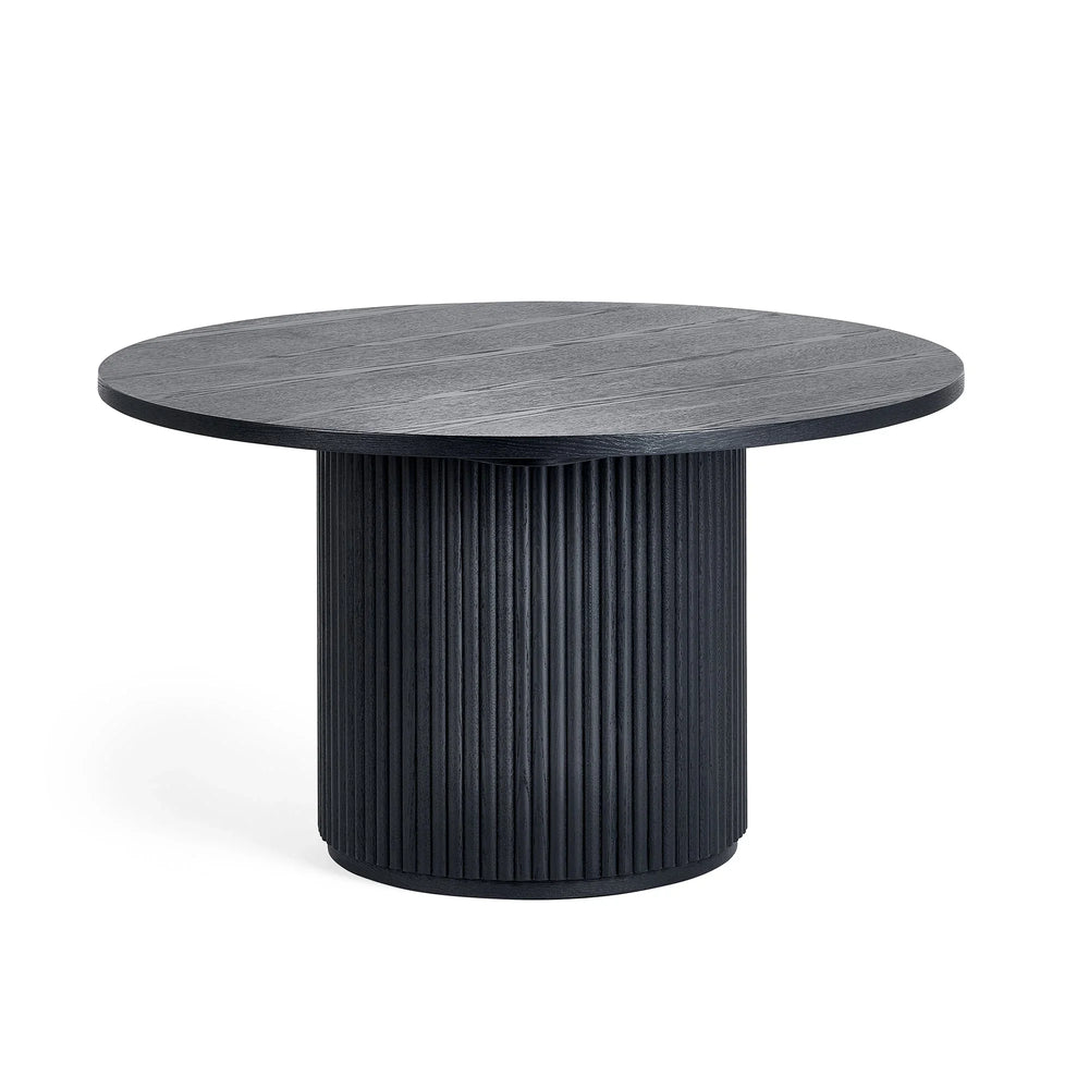 Louis Round Coffee Table - Black - LOU006