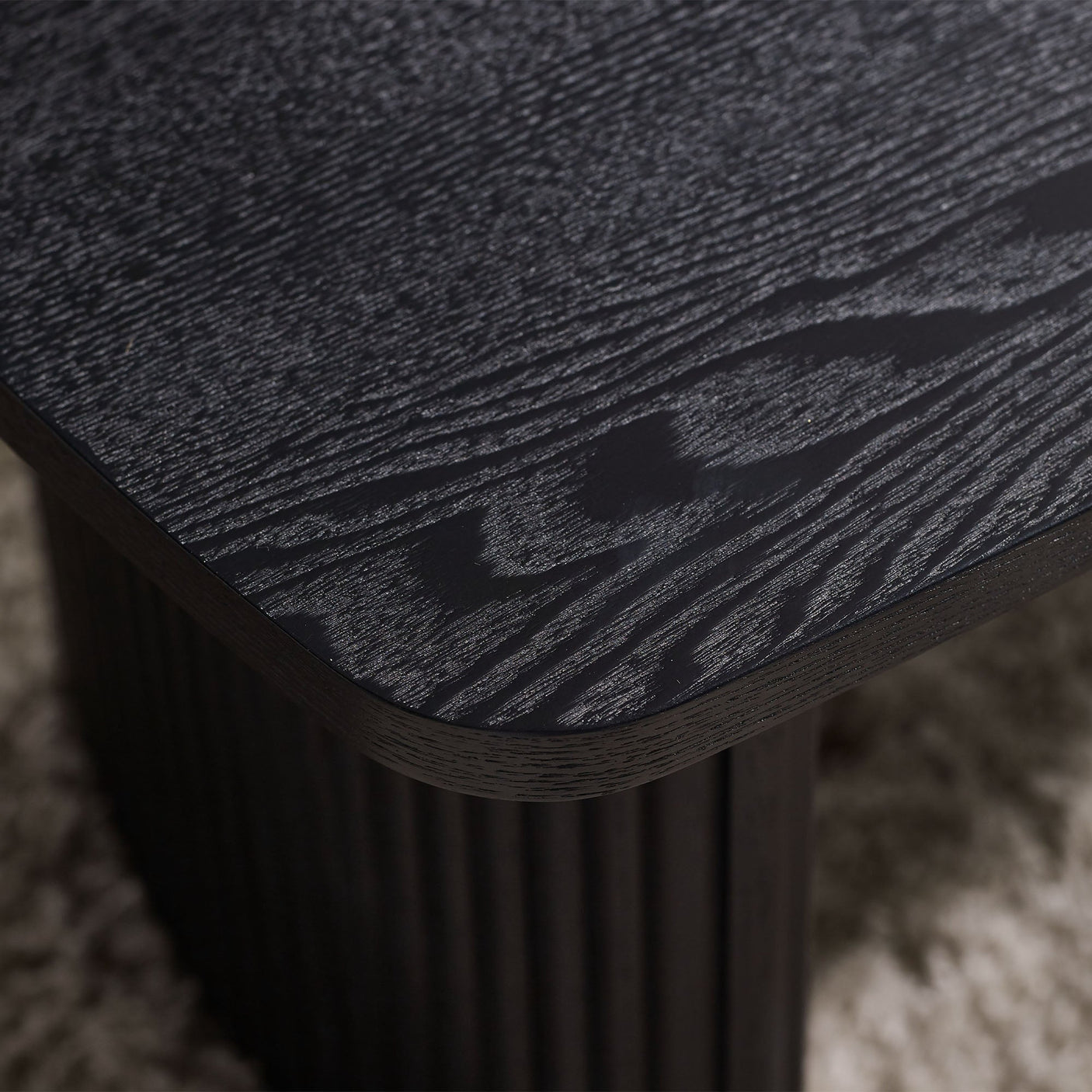 Louis Compact Coffee Table - Black - LOU007