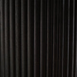 Louis Side Table With Door - Black - LOU009